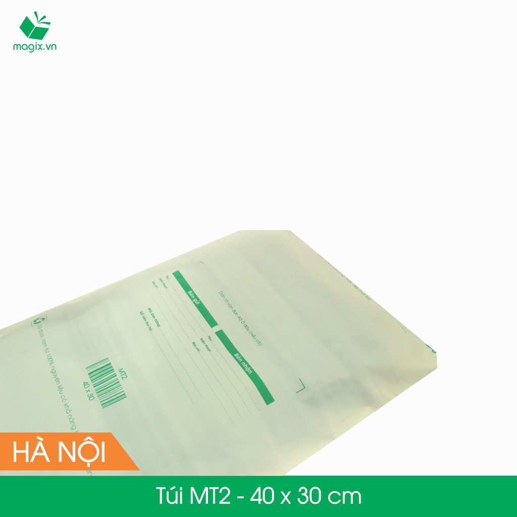 MT2 - 40x30 cm - 50 TÚI NILON GIAO HÀNG THAY HỘP CARTON