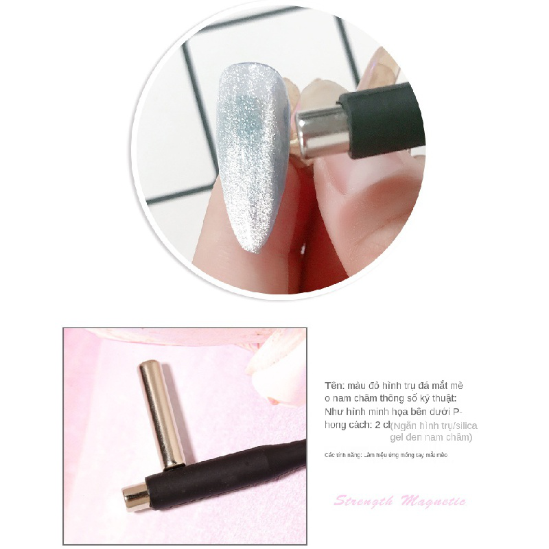 Dụng cụ hỗ trợ làm móng mắt mèo bằng nam châm cao cấp