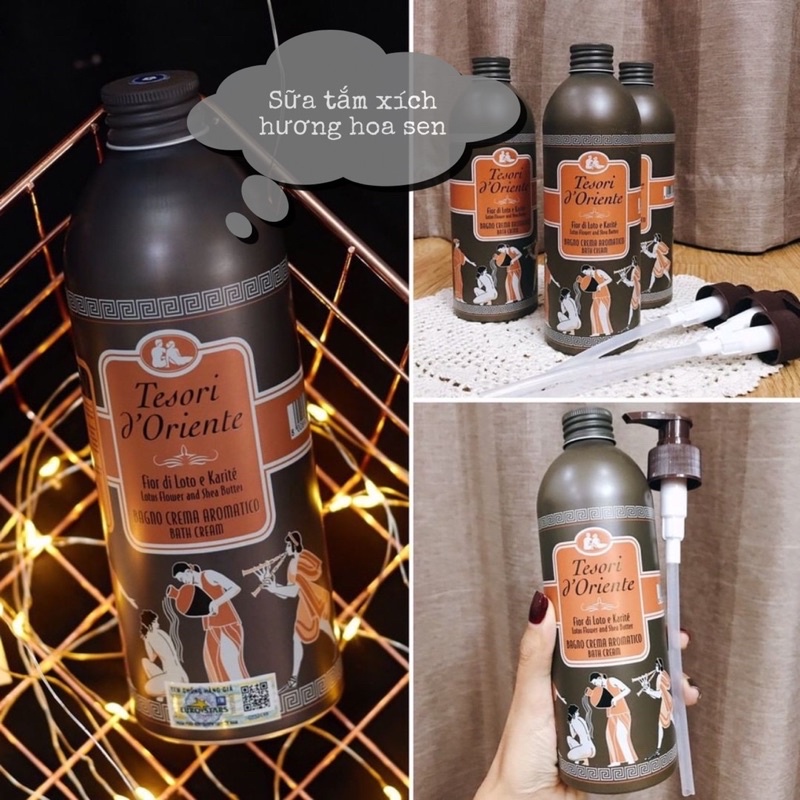 Sữa tắm xích dưỡng ẩm hương nước hoa 500ml- TẶNG KÈM VÒI DỜI