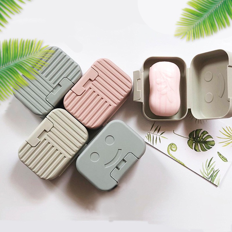 Hộp đựng xà phòng có nắp đậy chống rò rỉ tiện lợi khi đi du lịch