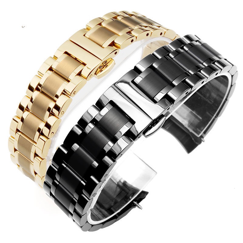 Dây Đồng Hồ Bằng Thép Không Gỉ 14 / 16 / 17 / 18 / 22 / 24mm Tissot 1853 Couturier T035