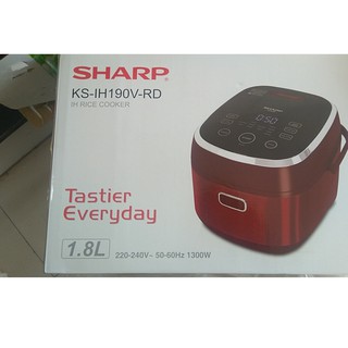 Nồi cơm điện cao tần sharp ks-ih190v-rd(màu đỏ)