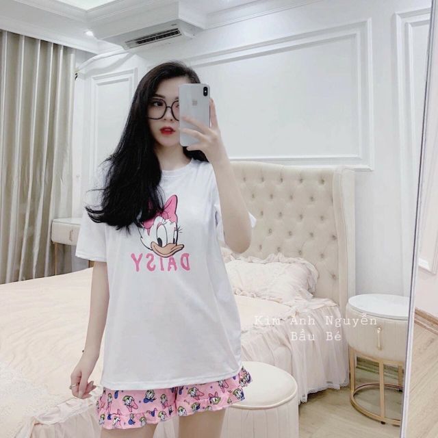 Set áo quần vịt daisy