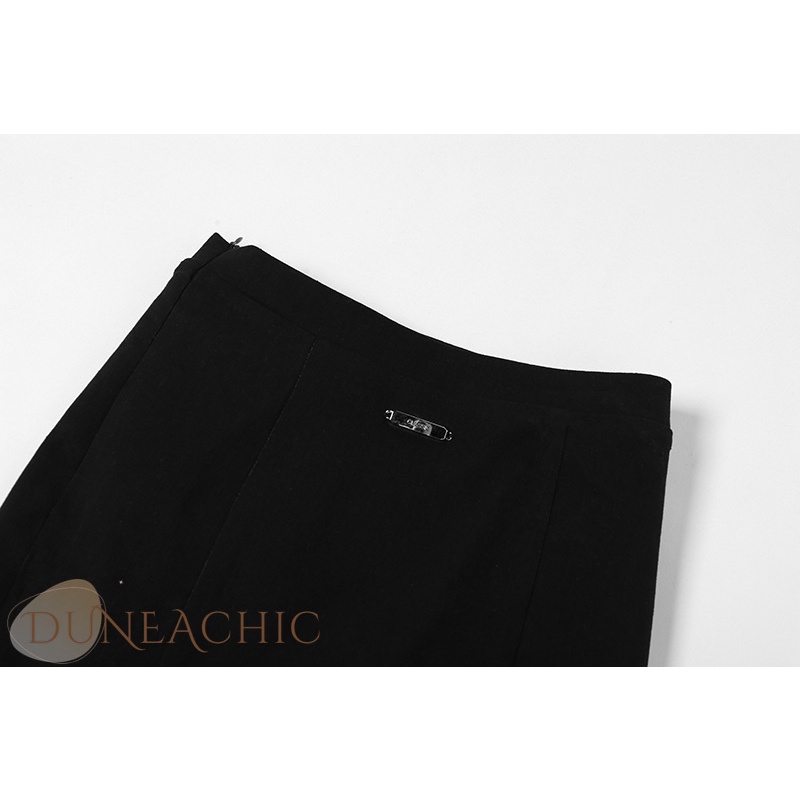 DUNEA Phụ Nữ Thời Trang Váy Nàng Tiên Cá Xẻ Cao Y0519