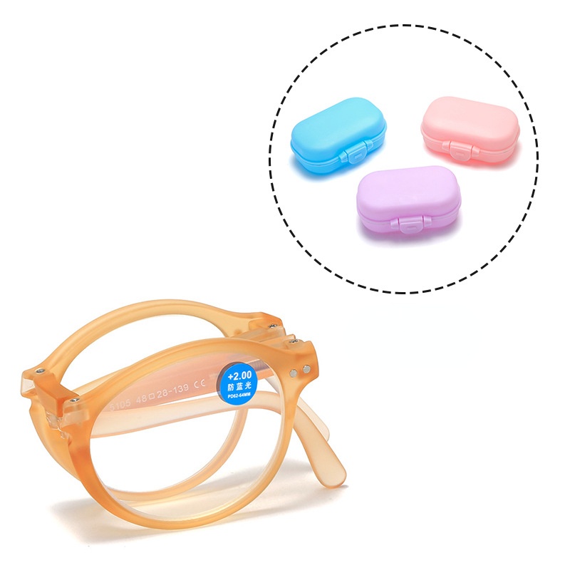 [+100°~+400°Kính Đọc Sách Chống Mỏi Mắt Thiết Kế Thoải Mái Gấp Gọn Tiện Dụng Cho Nam Và Nữ