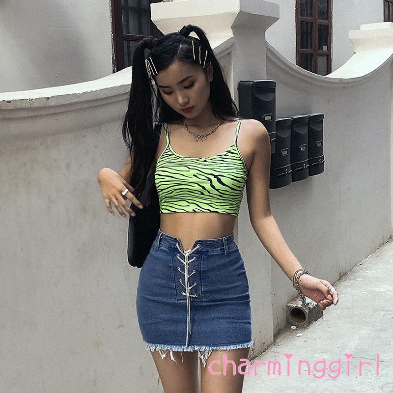 Áo lửng 2 dây in họa tiết trừu tượng cho nữ | BigBuy360 - bigbuy360.vn