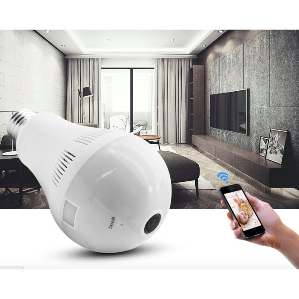 TUVA JFGJ Camera WiFi Nhìn Toàn Cảnh VR360 Dùng Phần Mềm Icsee, Kèm Thẻ Nhớ 25 95