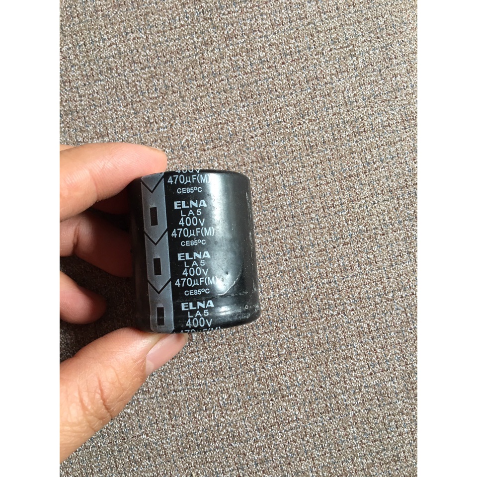 Tụ 400V 470uf hàng bóc máy cam kết chất lượng cao