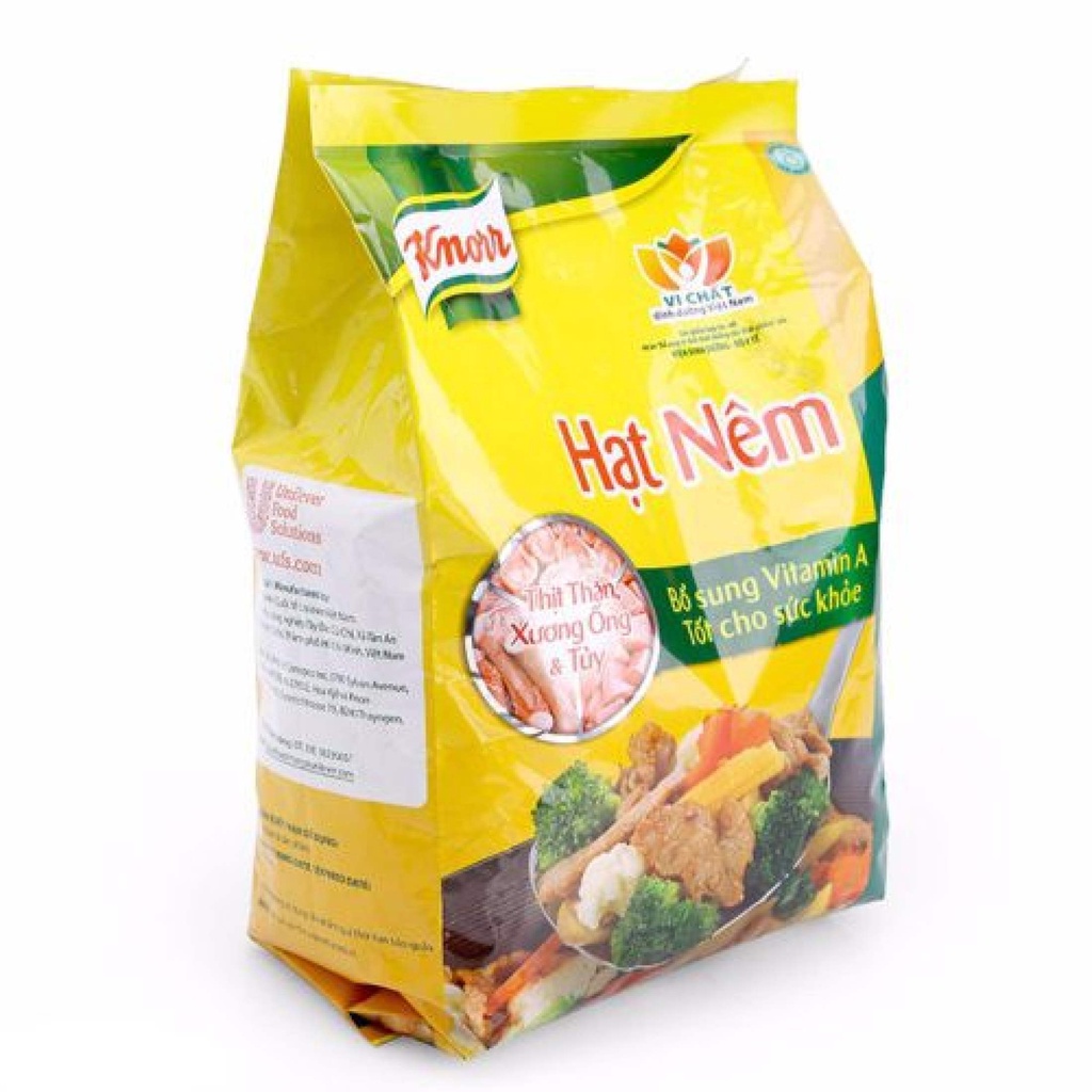 Hạt nêm Knorr thịt thăn xương ống và tủy túi x 5kg Chính Hãng
