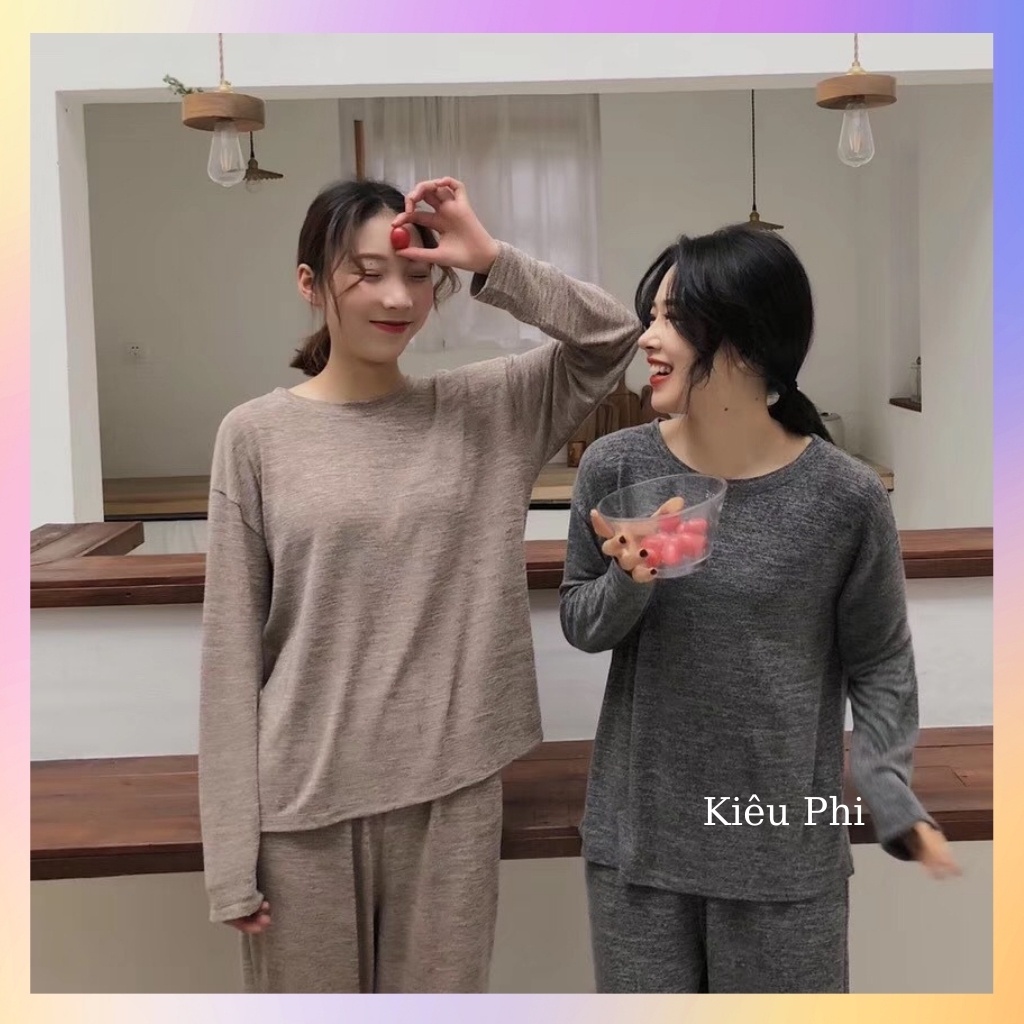 Bộ ngủ cotton, đồ bộ mặc nhà - set bộ mặc nhà nữ cotton muối tiêu hàng siêm mền hàng đẹp loại 1 kho