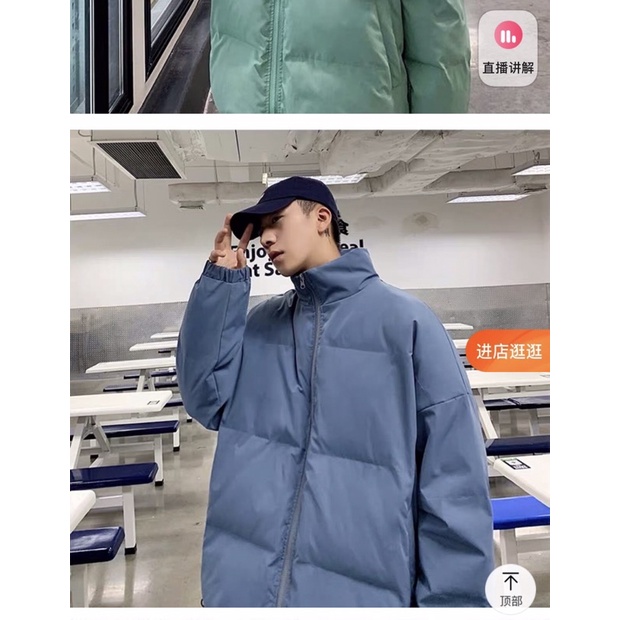Áo khoác phao béo nam nữ Ulzzang