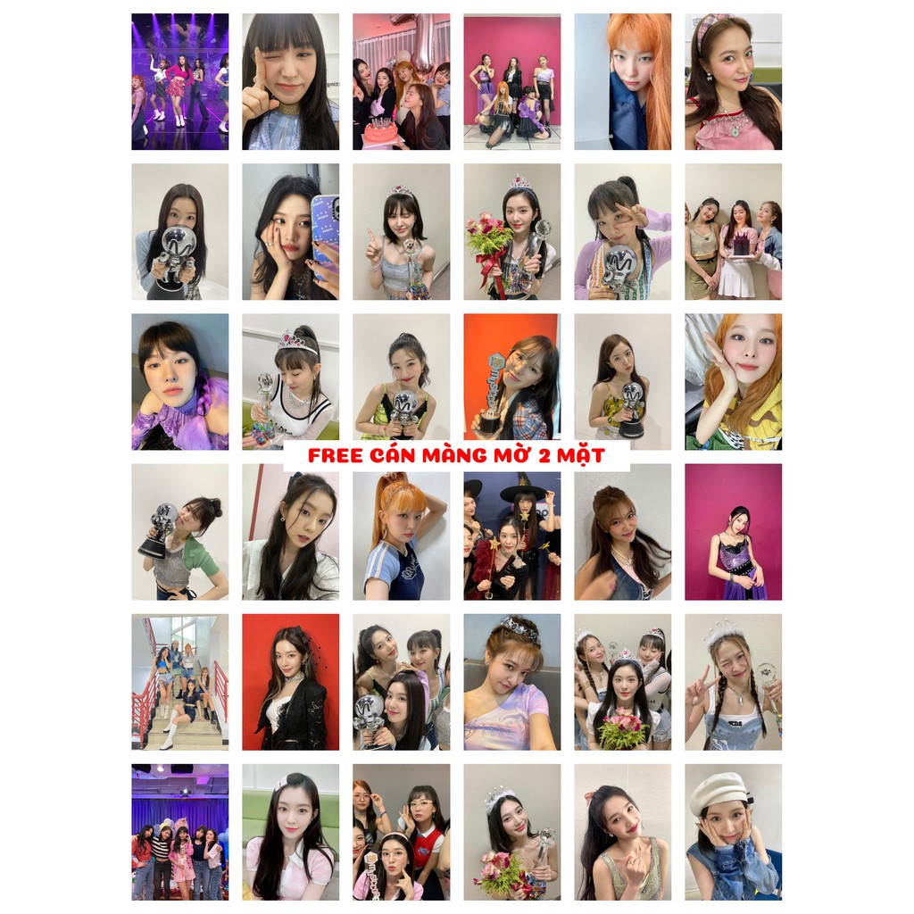 Lomo card 45 ảnh Red Velvet - Queendom cập nhật Twitter