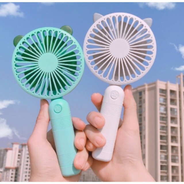 Quạt cầm tay mini sạc usb có thể gập để bàn