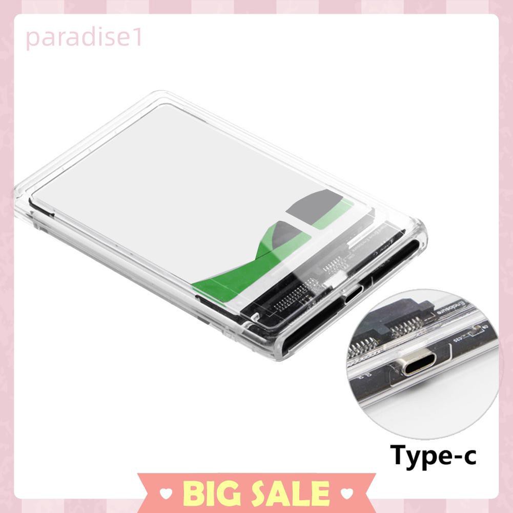 Hộp Đựng Ổ Cứng Trong Suốt 2.5 inch Loại C Sang SATA HDD SSD | BigBuy360 - bigbuy360.vn