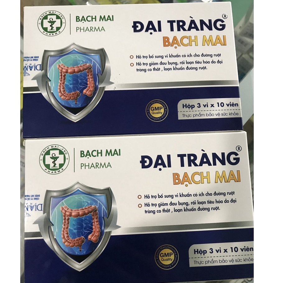 ✅ Đại Tràng Bạch Mai - Hỗ trợ giảm đau bụng, rối loạn tiêu hóa do đại tràng co thắt, loạn khuẩn đường ruột