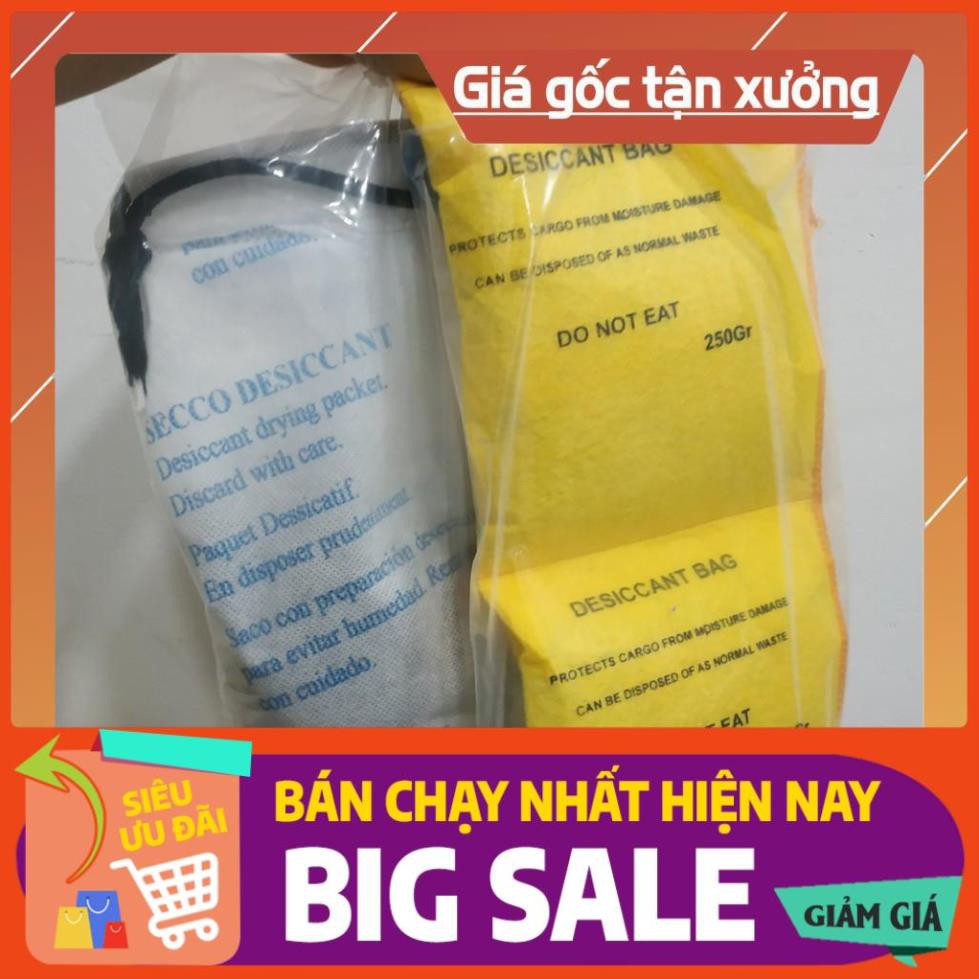 [NEW] GóiHút Ẩm Silicagel 1000g Bịch 1kg (1 Gói) sử dụng trong treo container,hút ẩm kho hàng, khử mùi tủ quần áo