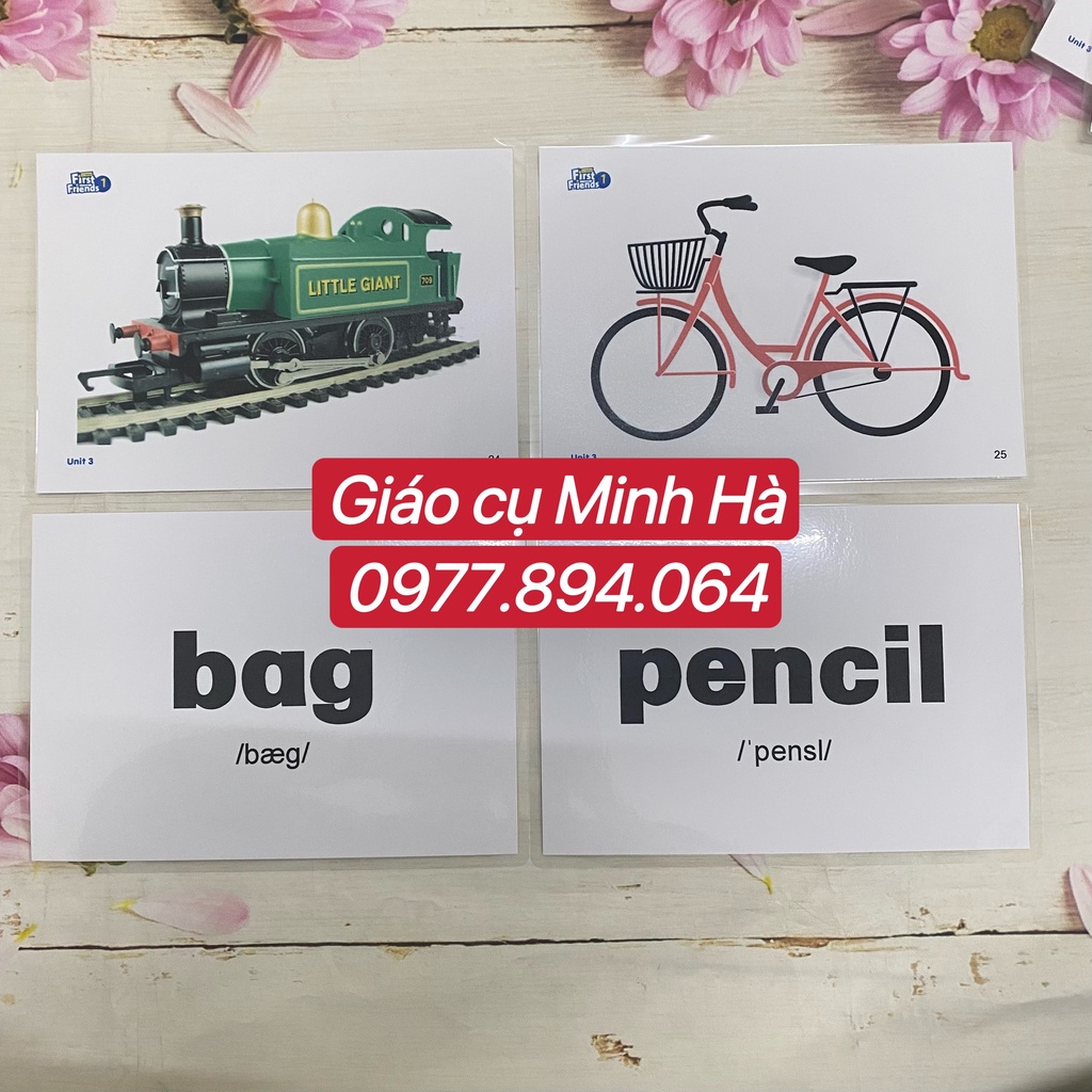 FLASHCARDS TIẾNG ANH FIRST FRIENDS LEVEL 1-2 phiên bản 2nd ép plastic