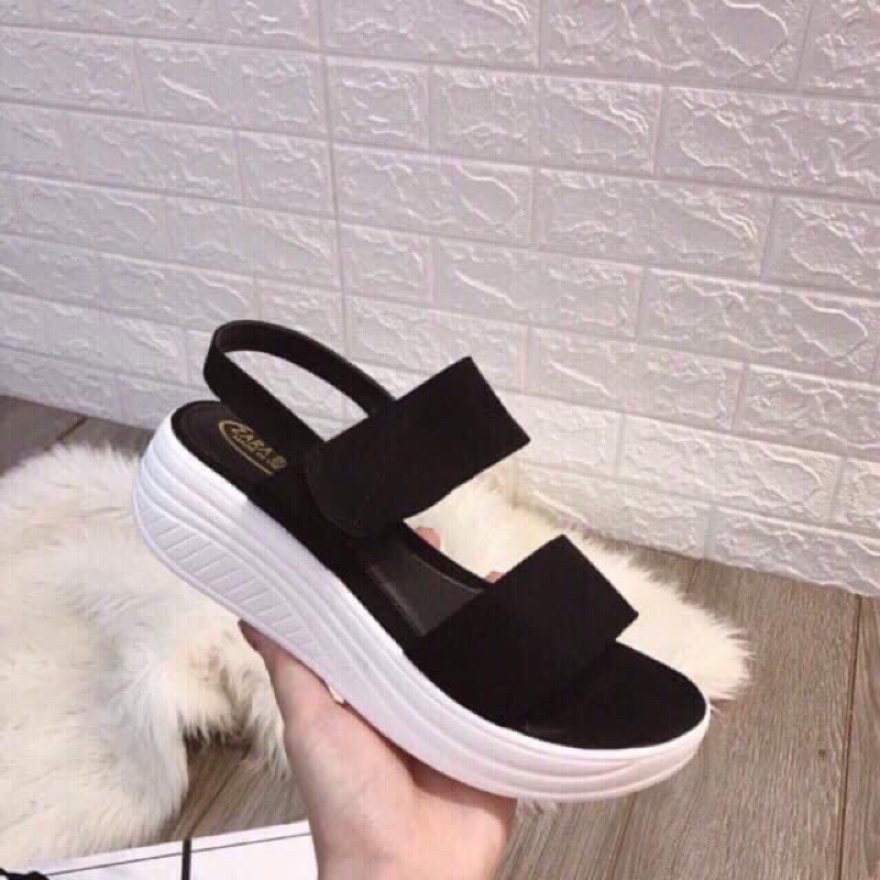 Sandal đế xuồng 5cm siêu nhẹ