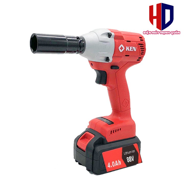 HOT!!!Máy Siết Bulong KEN 88V, Khoan Pin, Bắn Vít, Siết ốc KHÔNG CHỔI THAN, Loại 2 PIN