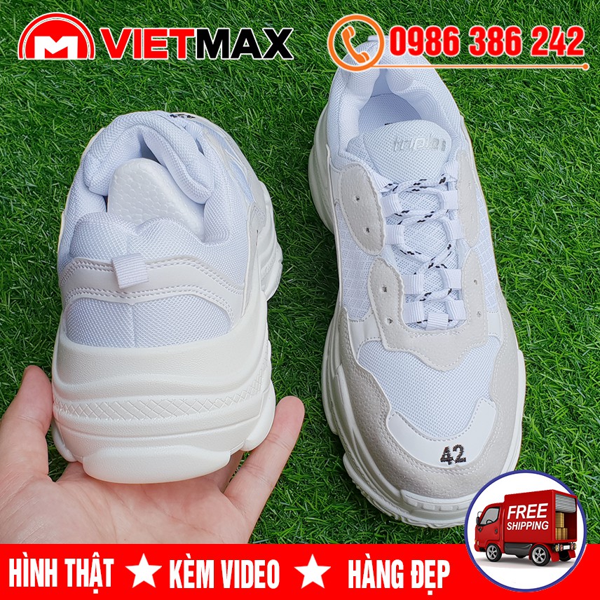 🔥 [HOT] Giày Thể Thao Balen Triple S Trắng Hàng Sale