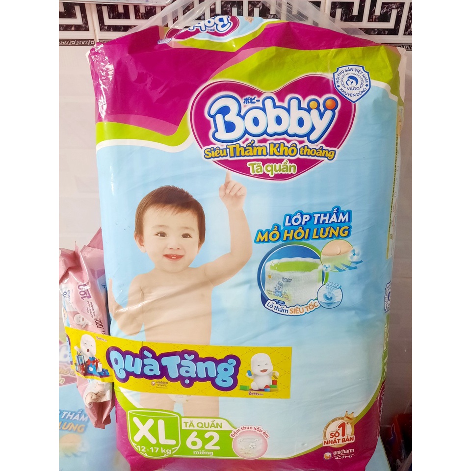 Tã quần bobby XL62