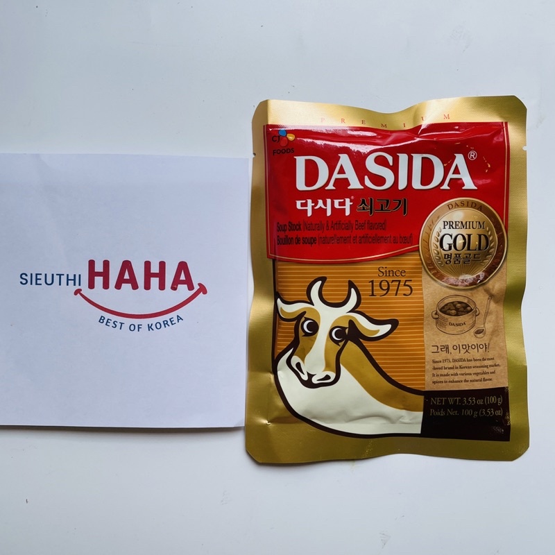 Bột nêm hàn quốc vị bò bán chạy LẮM Á! DASIDA PREMIUM 100g