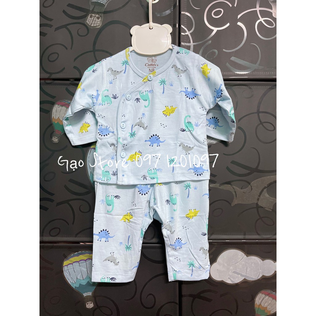 Bộ sơ sinh dài tay giá rẻ Catter bé trai, bé gái