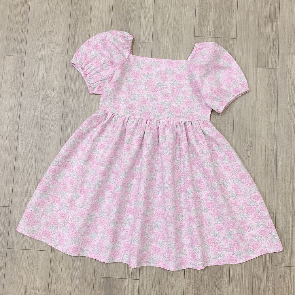 Váy Melisa hoa nhí tay bồng