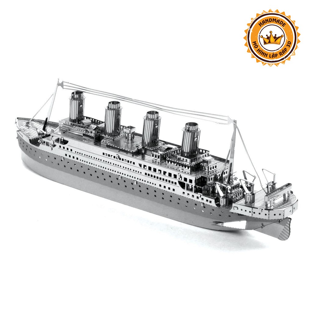 Mô Hình Kim Loại Lắp Ráp 3D Metal mosaic Tàu Titanic