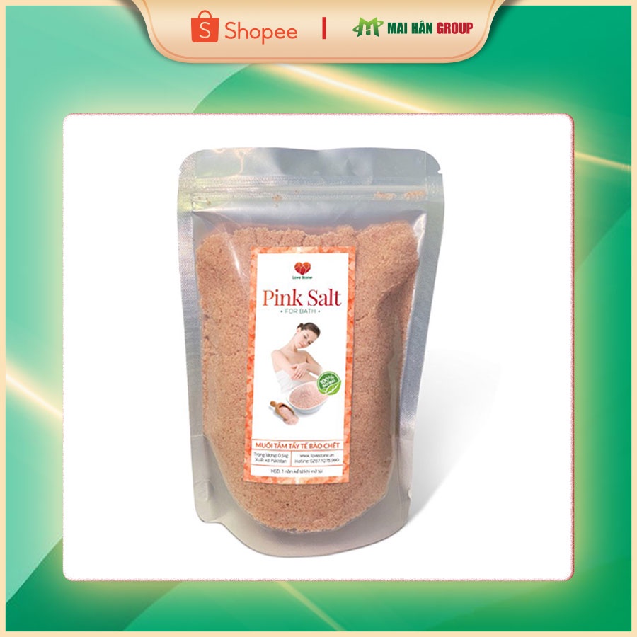 Muối Tắm - Muối Himalaya Hồng Nhập Khẩu - An Toàn Cho Da
