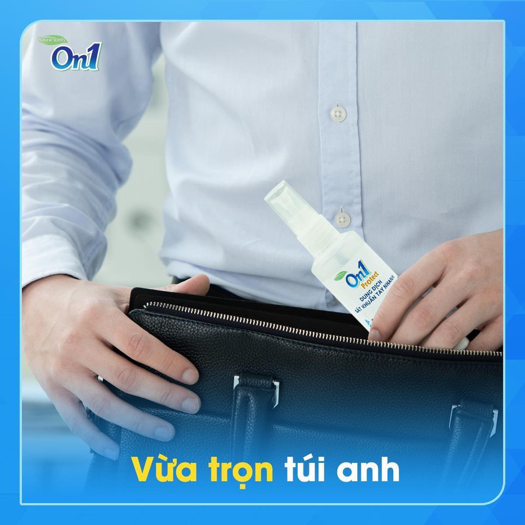 Thùng 48 chai dung dịch sát khuẩn tay nhanh ON1 protect hương BamBoo Charcoal  C0201