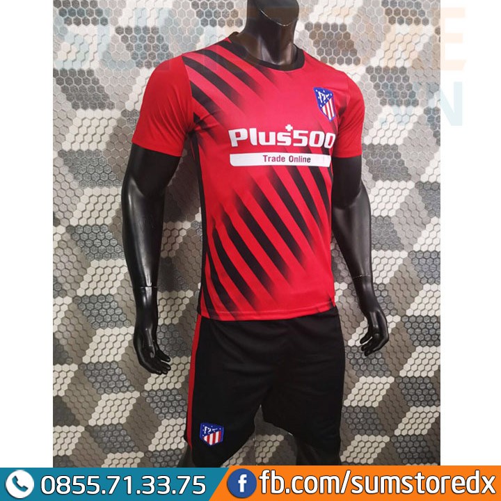 Áo Bóng Đá Atletico Madrid Đỏ Mới Nhất 2019