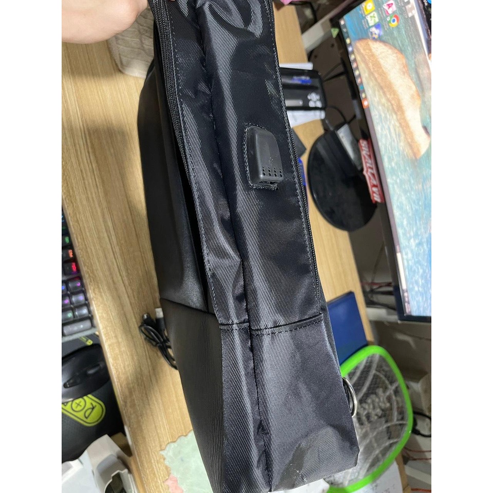 Balo có sạt USB 4.0 chống sốc laptop 15 ICNH 3 chức đa năng Shalla {HÌNH THẬT}