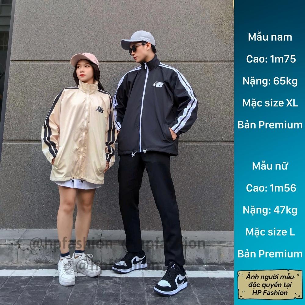 Áo khoác bóng chày form rộng chữ NB vải dù cao cấp thời trang Hàn Quốc dáng Unisex nam nữ D02