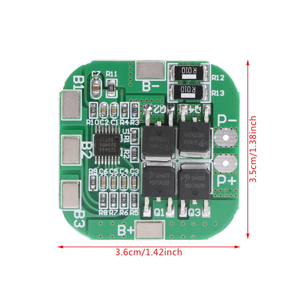 Bảng mạch Kiss * 4S 20A 14.8V 16.8v có pin Li-ion Lithium 18650 chuyên dụng