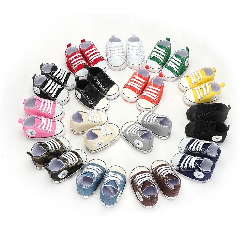 Giày tập đi cho bé Mialy Kids (0-15 tháng) đế mềm chống trượt dáng thể thao nhiều màu sắc