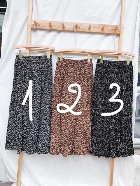 Chân váy hoa nhí kèm hình thật bảng màu ở cuối🍓 | BigBuy360 - bigbuy360.vn