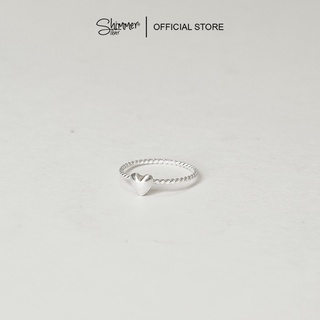 Nhẫn bạc 925 cute love - shimmer silver