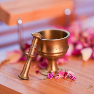 Cối giã saffron- cối nghiền saffron nhuỵ hoa nghệ tây