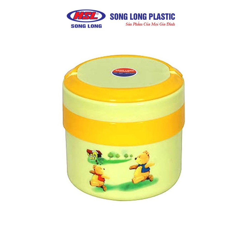 Cặp lồng giữ nhiệt, cặp lồng đựng thức ăn, hộp đựng thực phẩm nhựa song long 2759