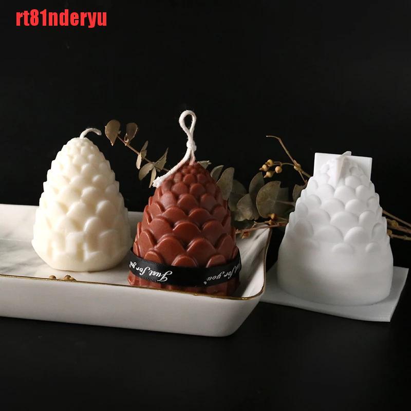 Khuôn Silicone Tạo Hình Làm Nến Sáp Nến Hình Nón 3D DIY rt81nderyu