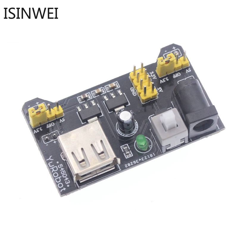 Mô-đun nguồn 3,3V / 5V MB102+Bảng mạch Breadboar 830 lỗ+65 dây nhảy quang