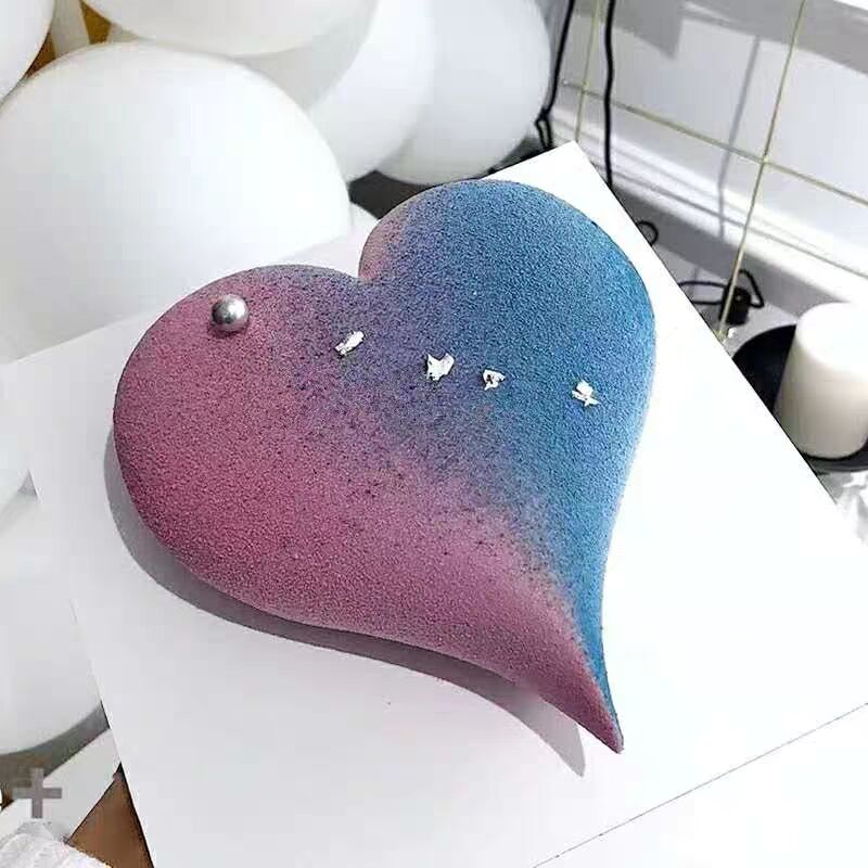 Khuôn silicone Làm Bánh mousse Hình Giọt Nước Trái Tim