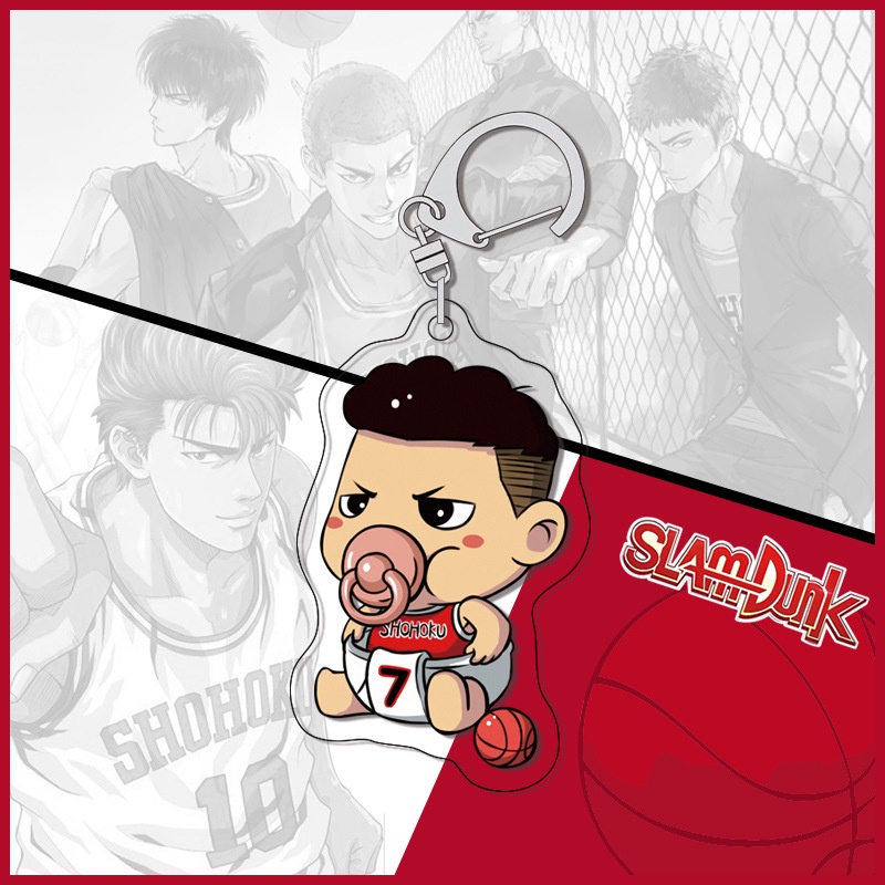 Móc Khóa Nhựa Acrylic Hình Nhân Vật Trong Slam Dunk Dễ Thương