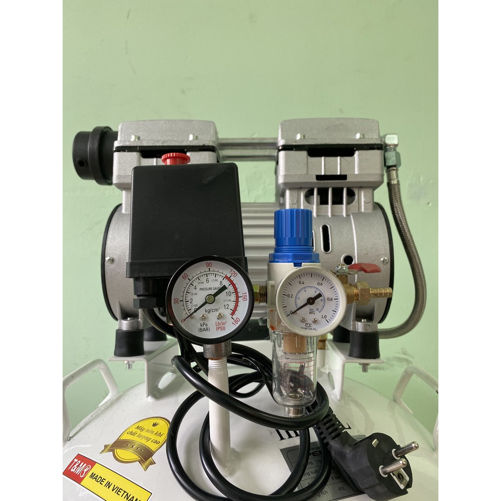 Máy nén khí không dầu giảm âm mini, phù hợp sử dụng cho hộ gia đình, văn phòng, bảo trì bảo dưỡng lưu động