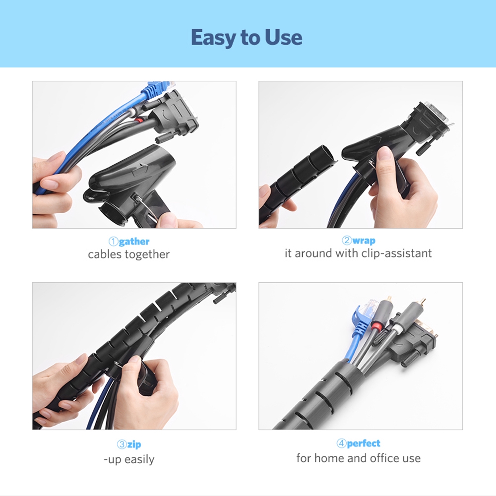 Ống Quấn Dây Cáp Hình Xoắn Ốc Linh Hoạt