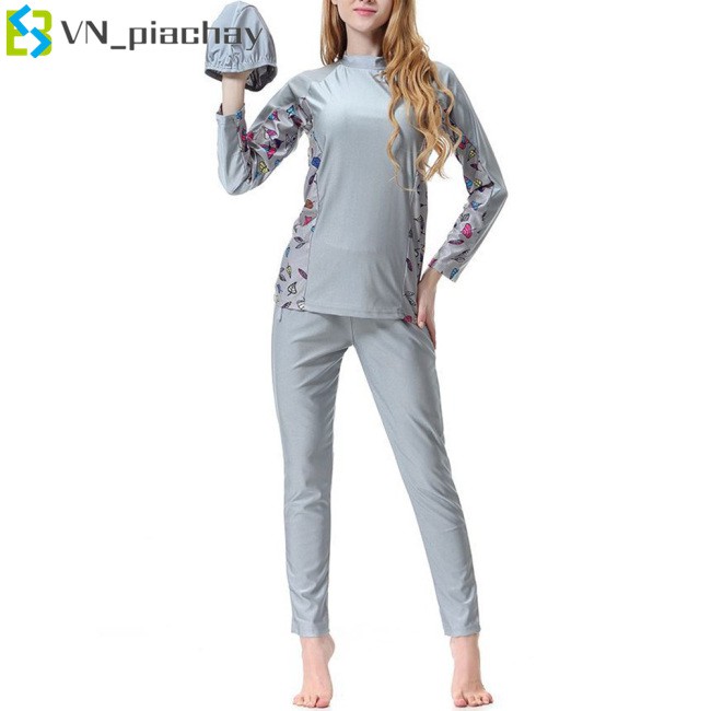 Bộ Đồ Bơi Dài Tay In Họa Tiết Gợi Cảm Cho Nữ | BigBuy360 - bigbuy360.vn