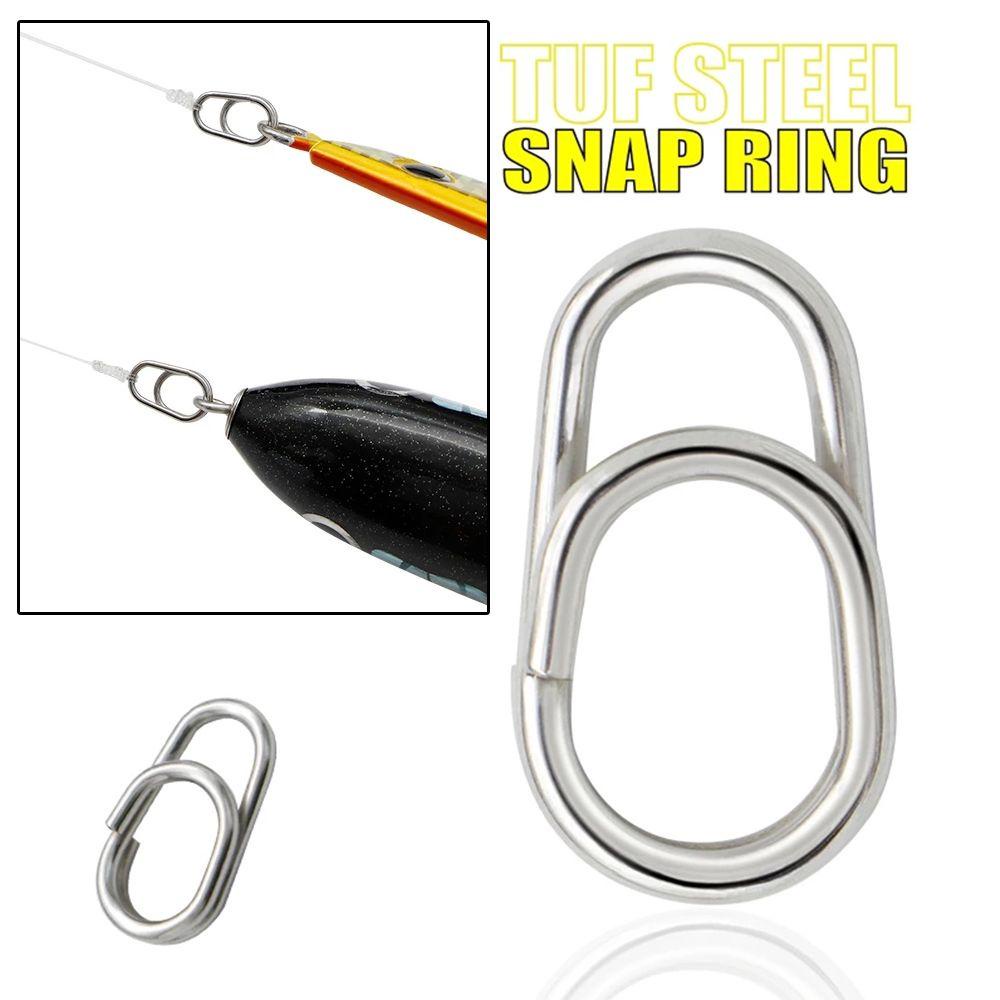 MUVAKO 50 Khoen Treo Dây Câu Cá Bằng Thép Không Gỉ