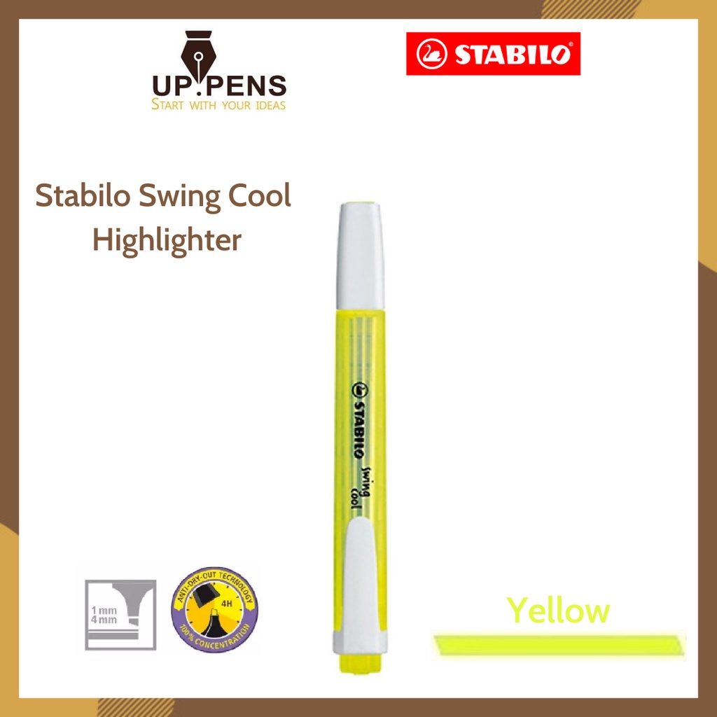 Bút dạ quang Stabilo Swing Cool Highlighter – Màu vàng (Amarelo)