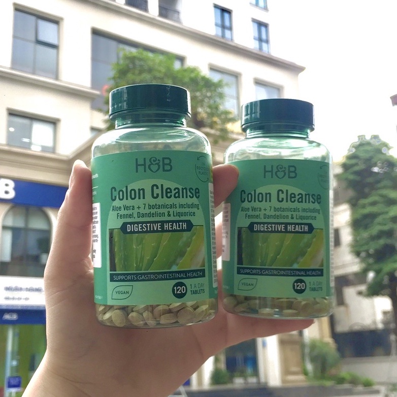 Viên uống thải.độc đường ruột Colon cleanse HB 120v - Anh